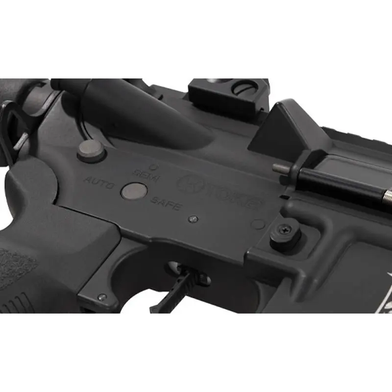 Réplica AEG M4 Saigo Bushido Jin Tokei O'clock Airsoft Negra